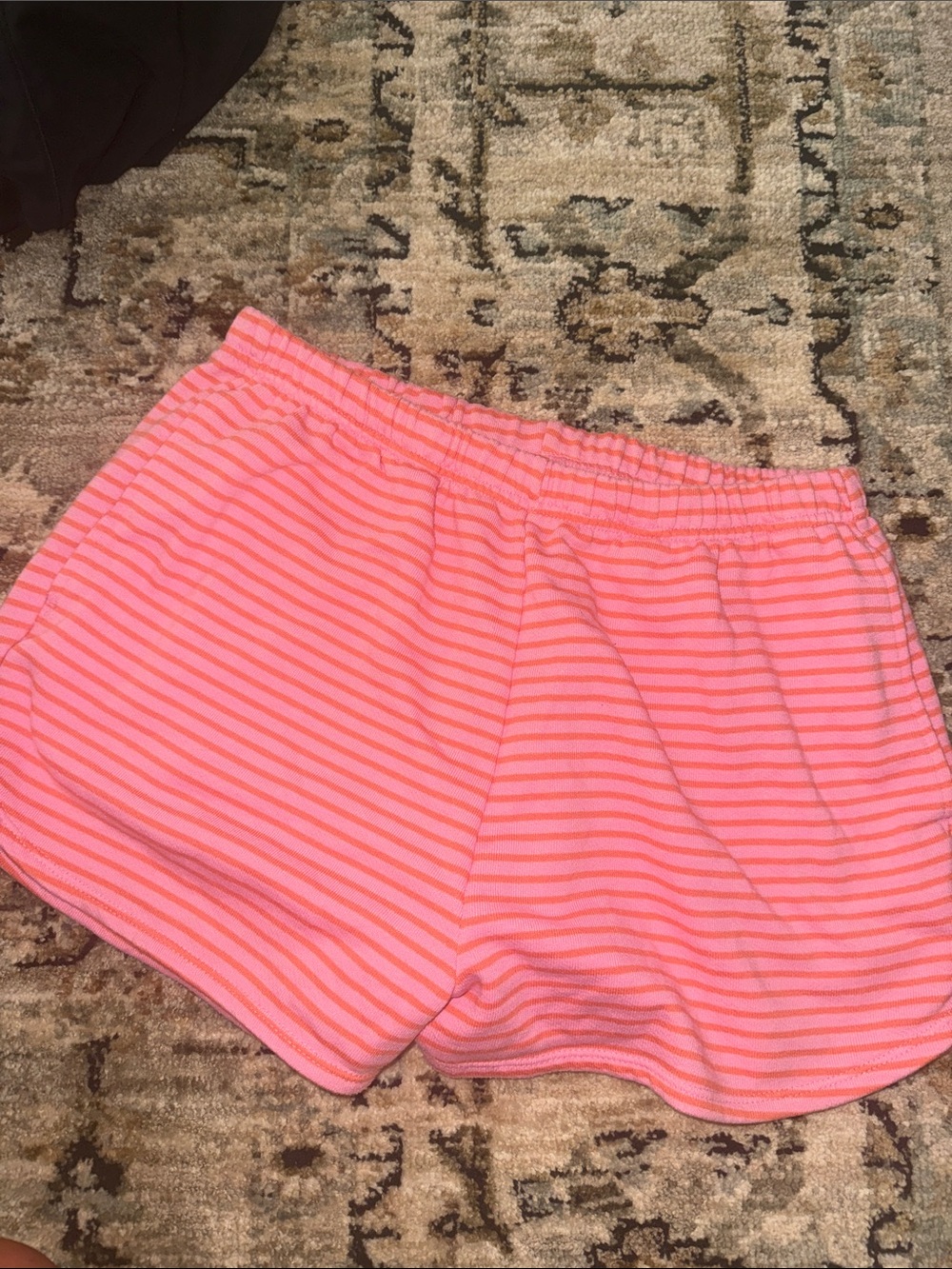 wild fable Neon Pink & Coral Stripe Sleep Shorts